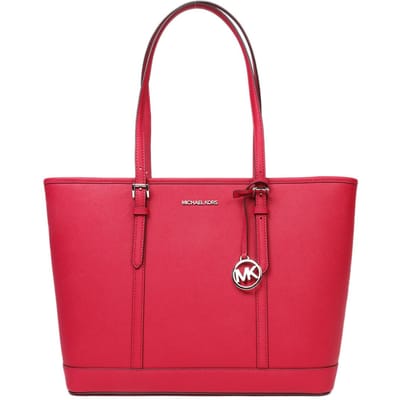 Michael Kors Jet Set Travel Grote Schoudertas Rood