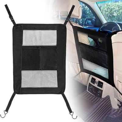 Kofferbaknet Auto - Hondenrek Achterbank - Veilig Vervoer Huisdier - Duurzaam Nylon Materiaal - 57 x 45 cm