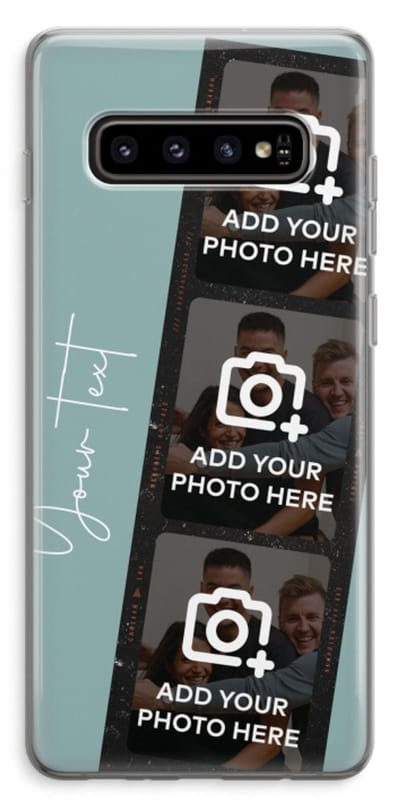 Gepersonaliseerd - Case Company® - Hoesje geschikt voor Samsung Galaxy S10 Plus hoesje - Filmrol N°1 - Soft Cover Telefoonhoesje - Bescherming aan alle Kanten en Schermrand