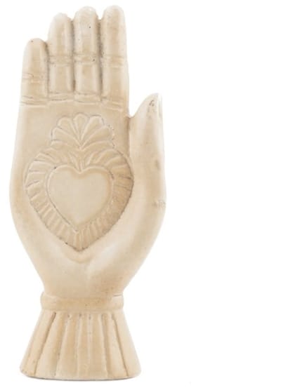 Aardewerk ornament chakra 7,5x4x17,5cm