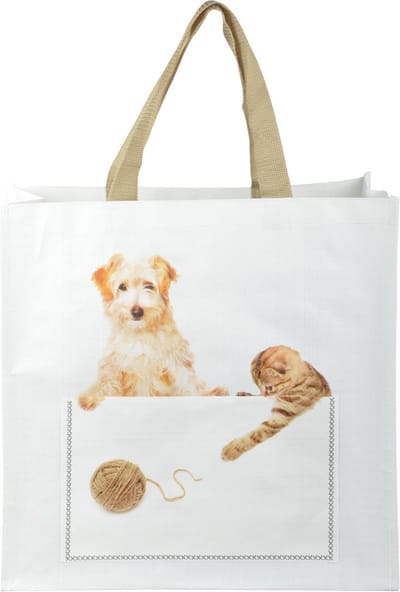 Boodschappentas - hond en kat - Esschert Design
