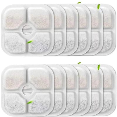 Set van 6/12 Vervangende Actieve Koolfilter Kat Hond Drinkfontein Vervangen Filters voor PIXI Waterfontein Dispenser