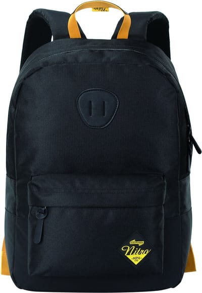 NITRO Vrije tijd rugzak Rugzak met laptopvak Urban Collection Urban Classic Backpack 20L Golden Black Zwart