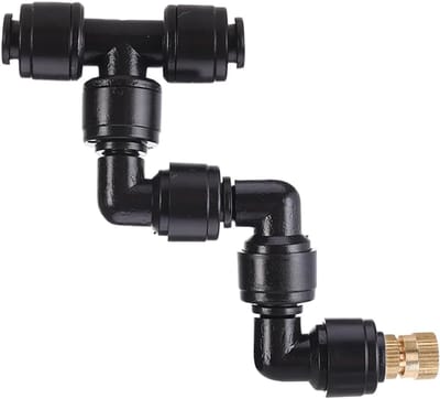 Nevelsproeier Systeem - Vernevelaar Tuin - Planten Water Geven - 360 Graden Mondstuk - 15 x 15 x 4 cm