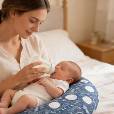 Zachte en Verwijderbare Borstvoeding Kussenhoes voor Pasgeborenen met Schattige Patronen voor Borstvoeding en Flesvoeding