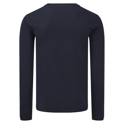 Fruit of the Loom Heren Iconic T-shirt met lange mouwen (Deep Navy)