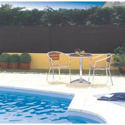 Nortene Zichtbelemmering Recynet Plus - Synthetisch - Zwart - 100x300cm