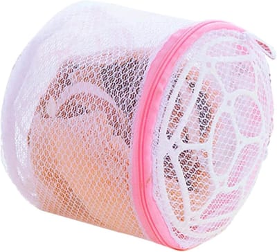 Waszakken voor Lingerie - Bh Beschermers - Beschermend Wassen - Stevige Stiksels - 15x15x16 cm - Wit