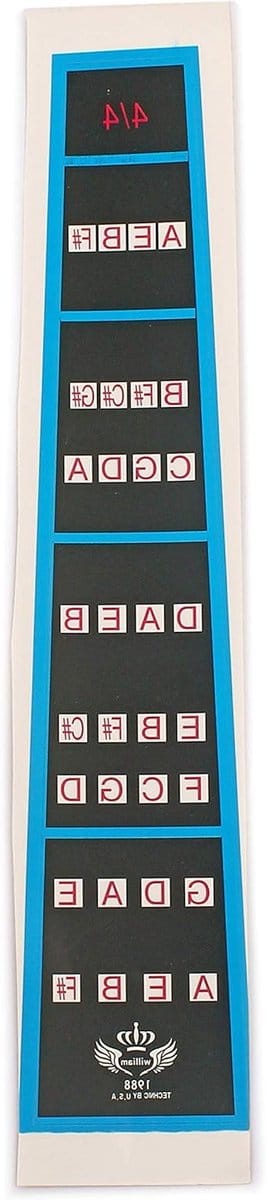 10 Stuks Violinenschaal Stickers voor Beginners - Vingerbord Noten Stickers, Fret Labels en Leerhulpmiddelen voor Vioolspel