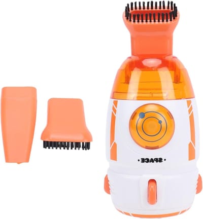 Mini Desktop Stofzuiger - Kleine Elektrische Reiniger - Bureau Schoonmaken - Afneembare Stofbak - 55 ml Capaciteit - Oranje