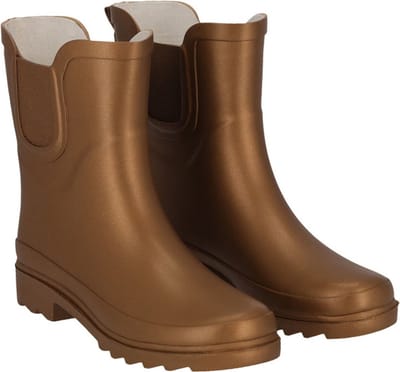Bronze Metallic damesregenlaars Chelsea Rubber van XQ 40
