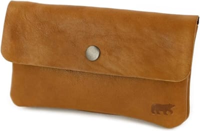 Bear Design Ivy Leren Portemonnee - Cognac