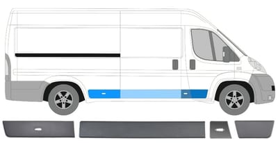 Sierlijsten set voor Fiat Ducato 2006-2018 / Rechts
