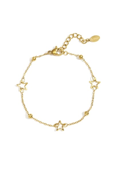 Everyday Twinkle Armband – Ster Symbool van Hoop - Dromen & Richting | Subtiel Sieraad | ster armband |roestvrij staal|