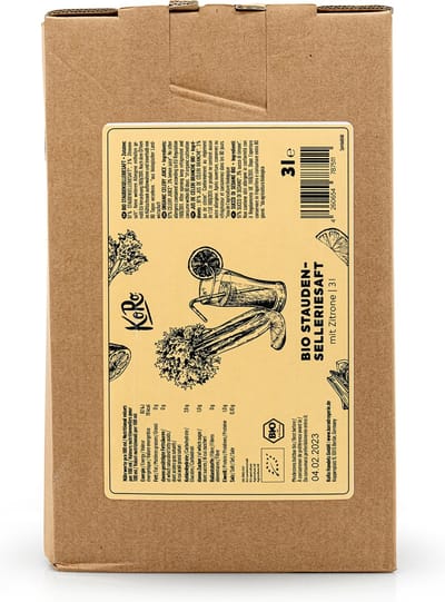 KoRo | Bio selderijsap met citroen bag-in-box 3 L