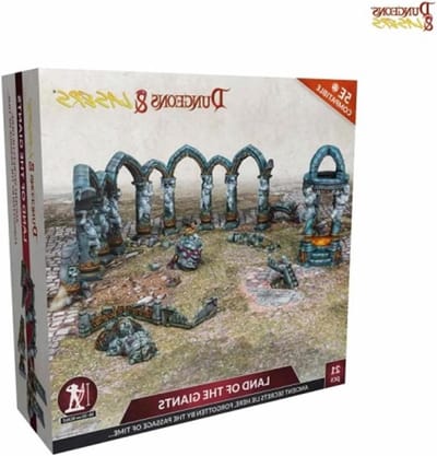 RPG Terrein Set - Miniature Elementen - Tabletop Avonturen - Schaal 28/32 mm - 29 x 27.9 x 10.2 cm
