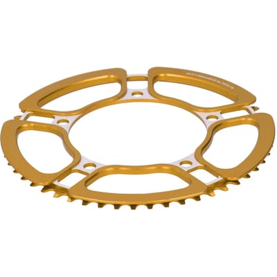 Pédalier de vélo MEIJUN 130MMBCD Vitesse Unique 53T Creux Accessoire de Conversion de Vélo
