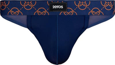 2EROS Himeros Thong Navy Blue - MAAT S - Heren Ondergoed - String voor Man - Mannen Thong