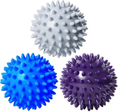3-Delige Massageballen Set voor Spierontspanning, Trigger Point Therapie en Pijnverlichting bij Voet- en Schouderklachten