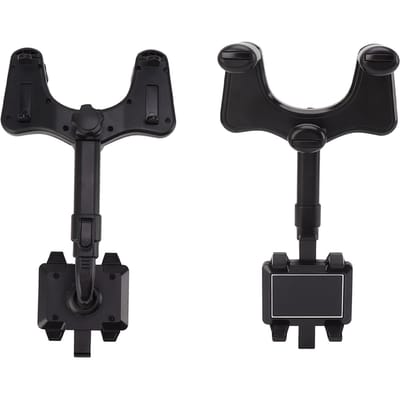 Achteruitkijkspiegel Telefoonhouder Verstelbare Hoek Multifunctionele Gesp Stijl Telefoonbeugel Mount voor black
