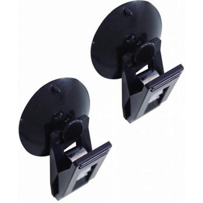 Afneembare Clip Auto Kaarthouder 2 stuks Afneembare Handdoekclip Bevestigingsclip Auto Kaarthouder Zuignap Beugel 2pcs zwart