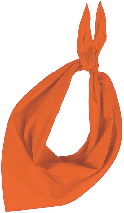 Zakdoek bandana oranje