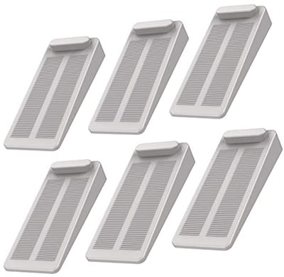 Antislip Rubber Deurstopper – Verstelbare Deurwig voor Badkamer, Balkon, Kinderkamer en Terrasdeur – 6 Stuks