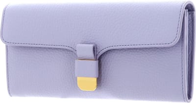 COCCINELLE Leren Portemonnee Neofirenze Soft Wallet Grained Leather Lavender Paars