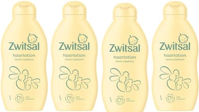 Zwitsal Haarlotion Goedemorgen - Baby - 4 x 200 ml Voordeelverpakking