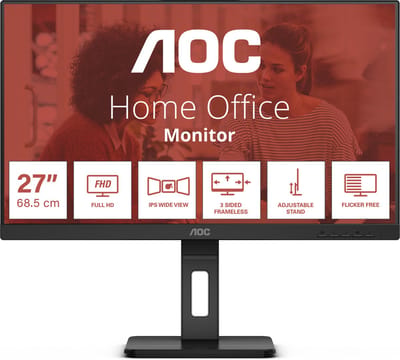 27" AOC 27E3QAF - 1920x1080 (FHD) - 75Hz - IPS