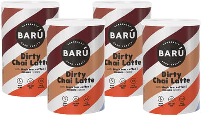 BARÚ Dirty Chai Latte - Instant Theepoeder - 4 x 250g - 64 porties