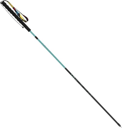 Wandelstokken - Trekkingstokken Kampeerpoles - Buitenactiviteiten Ondersteuning - Vierledig Inklapbaar - Tot 125 cm - Luchtblauw