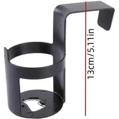 Auto Drankbekerhouder Container Haak Multifunctionele Ophanging Raam Deur Montage Universele Waterfles Beker Stand voor Auto zwart