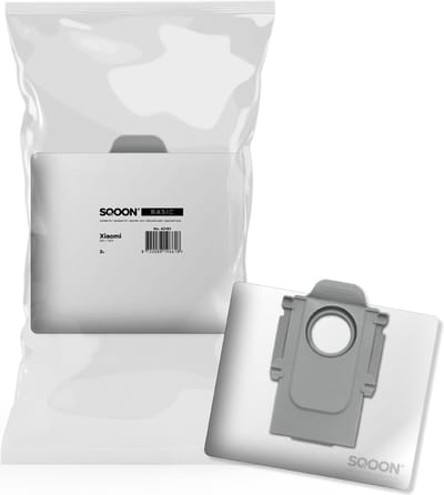 SQOON - stofzuigerzakken geschikt voor Xiaomi Roborock Q5+, Q7+ en Q7+ Max - 3 stuks