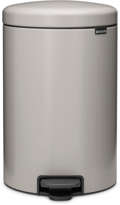Brabantia NewIcon Prullenbak - 20 liter - Soft Grey