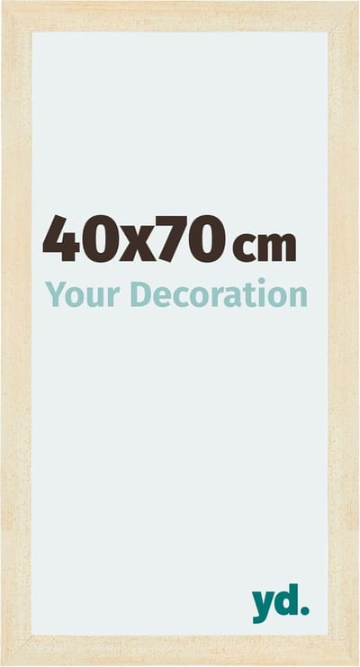Your Decoration - Fotolijst 40x70 cm - MDF - Zand Geveegd - Mura