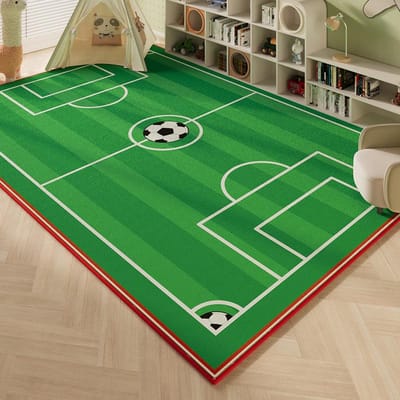 Kristallen Pooltapijt Kinderkamer Voetbalspel Kleed Woonkamer Slaapkamer Speeltuin Wasbaar Tapijt Vuilafstotend Antislip Matten 80*160cm
