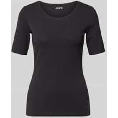 slim fit T-shirt van puur katoen