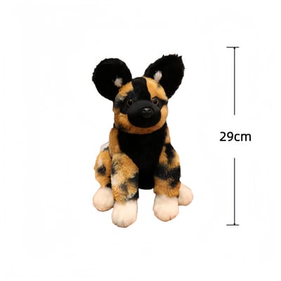Hyena Knuffels Gesimuleerde Hond Knuffel Poppen Speelgoed Hobby's Collectie Creatieve Huisdecoratie Speelgoed Prachtige Verjaardag Verrassingscadeaus black