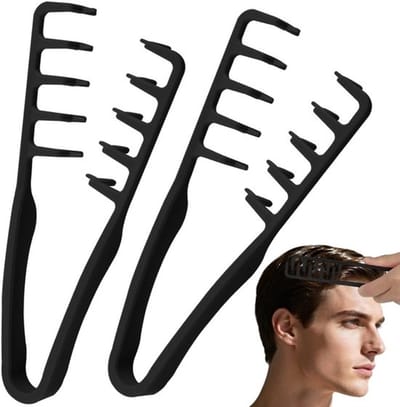 Brede Tanden Styling Kam voor Volume en Natuurlijke Krullen - Textuur Kam voor Haarverzorging en Styling
