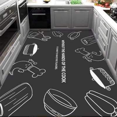 PVC Keuken Dikke Matten Waterdicht Huisdecoratie Vloerkleed Groot Anti-vet Voetmat Antislip Tapijt Moderne Woonkamer Tapijten 50x120cm