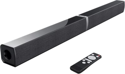 Verstelbare Soundbar - TV Speaker Set - Thuisbioscoop Ervaring - Splitsbaar in 2 delen - 10 Meter Bereik - Zwart
