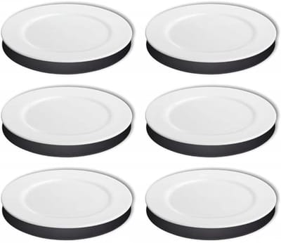 Wilmax - Porseleinen Professioneel Dinerbord - Wit - 25,5 cm - 1 Stuk