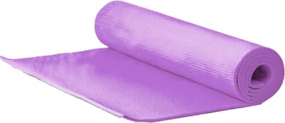Yogamat/fitness sport matje - paars - 183 x 60 x 1 cm - Sportmat - Thuis sporten - rubber
