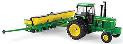 Schaal 1/64 Tractor met Plantenbak 72300 van de Prestige Collectie