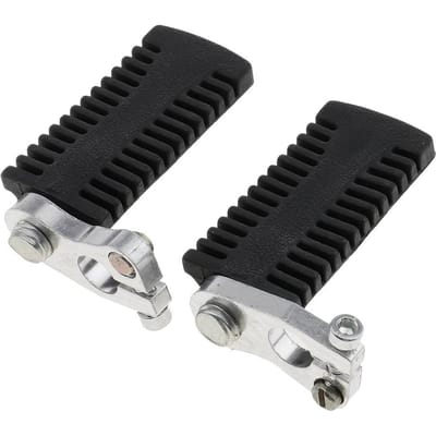 1 Paar Universele Motorfiets Achtervoetsteunen Duurzaam Plastic Steunen Pedalen voor 47/49CC Mini Pocket Bike Vervangingsaccessoires voor Straatmotor Scooters black