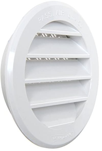 Rond Ventilatierooster Kunststof 96 mm - Inbouw, Wit