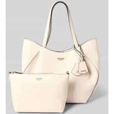 GUESS shopper Amorette 2 in 1 Tote Bag Cream White crème