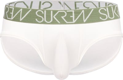 Sukrew Apex Slip Ecru - Maat XS - Herenondergoed - Mannen Slip - Grote pouch