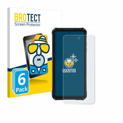 BROTECT - Screenprotector voor Ulefone RugOne Xever 7 Pro - Folie Beschermfolie matte 6 Stuks